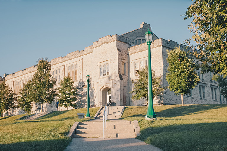 Photo of Bill Garrett Fieldhouse